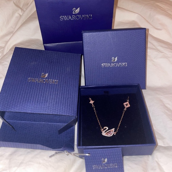 Swarovski Pink Swan Bracelet - Picture 4 of 5